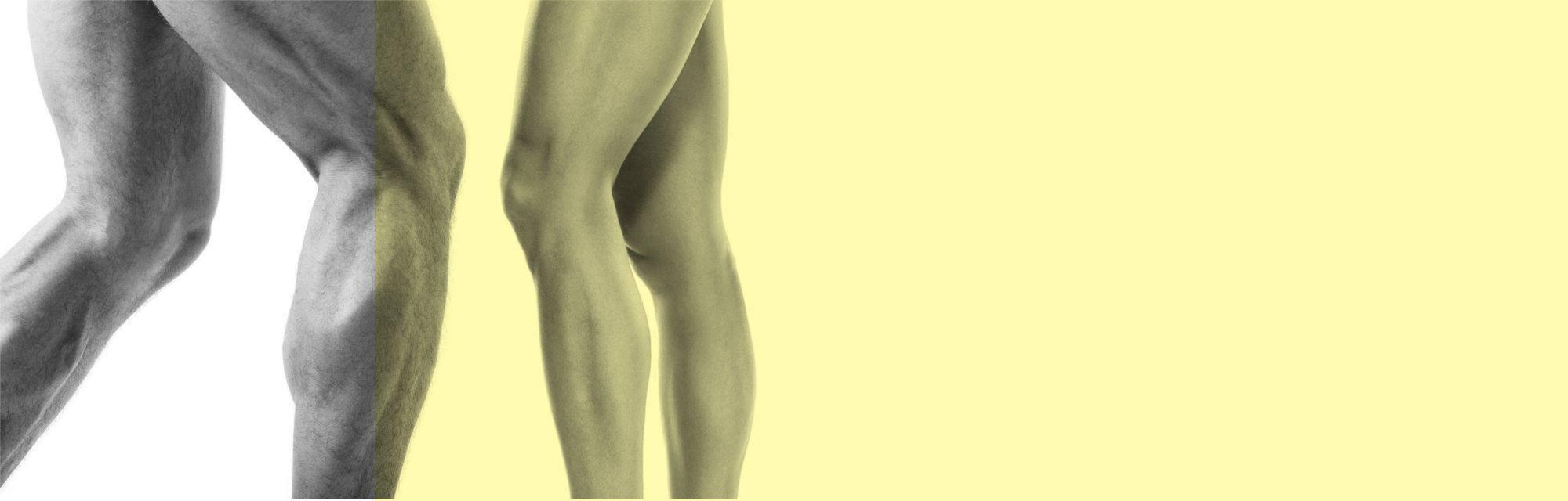 Gambe di un uomo e di una donna